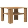 Mesa de centro madera de ingeniería roble artisan 60x60x42 cm de , Mesas de centro - Ref: Foro24-855795, Precio: 53,05 €, Des...
