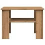 Mesa de centro madera de ingeniería roble artisan 60x60x42 cm de , Mesas de centro - Ref: Foro24-855795, Precio: 53,05 €, Des...