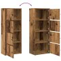 Estantería madera de ingeniería color envejecido 40x24x102 cm de , Librerías y estanterías - Ref: Foro24-860380, Precio: 72,9...