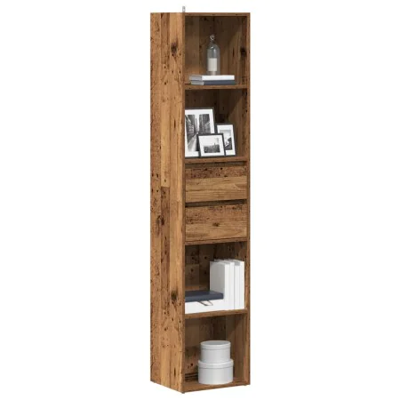 Estantería madera contrachapada madera vieja 36x30x171 cm de , Librerías y estanterías - Ref: Foro24-856046, Precio: 88,94 €,...