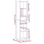 Estantería madera contrachapada madera vieja 36x30x171 cm de , Librerías y estanterías - Ref: Foro24-856046, Precio: 88,94 €,...