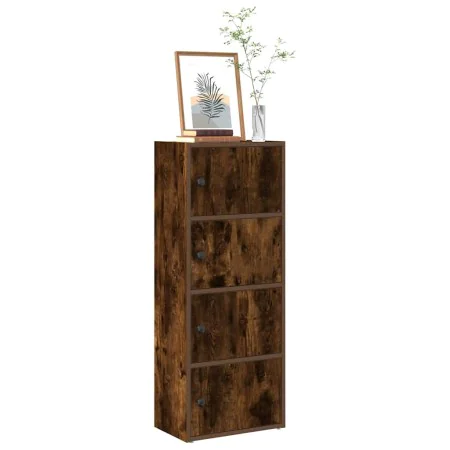 Estantería de madera de ingeniería roble ahumado 40x24x102 cm von , Bücherregale und Regale - Ref: Foro24-860377, Preis: 72,7...