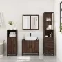 Set de muebles baño 3 pzas madera contrachapada roble marrón by , Bathroom furniture - Ref: Foro24-3301129, Price: 225,82 €, ...
