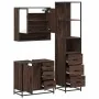 Set de muebles baño 3 pzas madera contrachapada roble marrón by , Bathroom furniture - Ref: Foro24-3301169, Price: 268,09 €, ...
