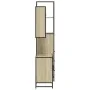Set de muebles de baño 3 pzas madera contrachapada roble Sonoma de , Muebles de baño - Ref: Foro24-3301136, Precio: 272,92 €,...