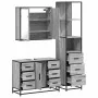Set de muebles de baño 3 pzas madera contrachapada gris sonoma von , Badezimmermöbel - Ref: Foro24-3301143, Preis: 311,39 €, ...