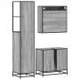 Set de muebles de baño 3 pzas madera contrachapada gris sonoma von , Badezimmermöbel - Ref: Foro24-3301148, Preis: 261,55 €, ...