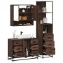 Set de muebles baño 3 pzas madera contrachapada roble marrón von , Badezimmermöbel - Ref: Foro24-3301174, Preis: 296,30 €, Ra...