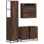 Set de muebles baño 3 pzas madera contrachapada roble marrón von , Badezimmermöbel - Ref: Foro24-3301174, Preis: 296,30 €, Ra...