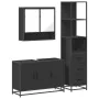 Juego de muebles de baño 3 pzas madera contrachapada negro von , Badezimmermöbel - Ref: Foro24-3301160, Preis: 271,33 €, Raba...