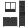 Juego de muebles de baño 3 pzas madera contrachapada negro von , Badezimmermöbel - Ref: Foro24-3301160, Preis: 271,33 €, Raba...