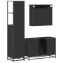 Juego de muebles de baño 3 pzas madera contrachapada negro von , Badezimmermöbel - Ref: Foro24-3301160, Preis: 271,33 €, Raba...