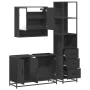 Juego de muebles de baño 3 pzas madera contrachapada negro von , Badezimmermöbel - Ref: Foro24-3301160, Preis: 271,33 €, Raba...