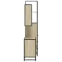 Set de muebles de baño 3 pzas madera contrachapada roble Sonoma de , Muebles de baño - Ref: Foro24-3301176, Precio: 254,92 €,...