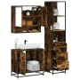 Set de muebles baño 3 pzas madera contrachapada roble ahumado von , Badezimmermöbel - Ref: Foro24-3301157, Preis: 209,89 €, R...