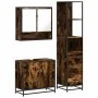 Set de muebles baño 3 pzas madera contrachapada roble ahumado von , Badezimmermöbel - Ref: Foro24-3301157, Preis: 209,89 €, R...