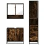 Set de muebles baño 3 pzas madera contrachapada roble ahumado von , Badezimmermöbel - Ref: Foro24-3301157, Preis: 209,89 €, R...