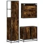 Set de muebles baño 3 pzas madera contrachapada roble ahumado von , Badezimmermöbel - Ref: Foro24-3301157, Preis: 209,89 €, R...