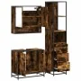 Set de muebles baño 3 pzas madera contrachapada roble ahumado von , Badezimmermöbel - Ref: Foro24-3301157, Preis: 209,89 €, R...