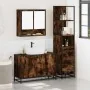 Set de muebles baño 3 pzas madera contrachapada roble ahumado de , Muebles de baño - Ref: Foro24-3301162, Precio: 238,45 €, D...