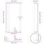 Patas de mesa centro forma U 2uds acero natural 50x(100-101) cm de , Patas para mesas - Ref: Foro24-4013235, Precio: 97,84 €,...