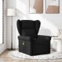 Sillón reclinable de masaje de tela negro by , Armchairs - Ref: Foro24-4015668, Price: 211,90 €, Discount: %