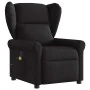Sillón reclinable de masaje de tela negro by , Armchairs - Ref: Foro24-4015668, Price: 211,90 €, Discount: %