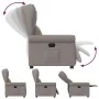 Sillón reclinable de tela gris taupe von , Sessel - Ref: Foro24-4015663, Preis: 206,37 €, Rabatt: %