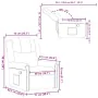 Sillón reclinable cuero sintético marrón brillante by , Armchairs - Ref: Foro24-4015677, Price: 178,52 €, Discount: %
