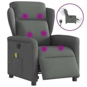 Sillón reclinable de masaje eléctrico tela gris oscuro von , Sessel - Ref: Foro24-3303125, Preis: 257,06 €, Rabatt: %