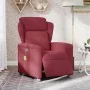 Sillón de masaje reclinable eléctrico tela rojo tinto by , Armchairs - Ref: Foro24-3303127, Price: 252,84 €, Discount: %