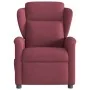 Sillón de masaje reclinable eléctrico tela rojo tinto by , Armchairs - Ref: Foro24-3303127, Price: 252,84 €, Discount: %