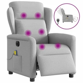 Sillón reclinable de masaje eléctrico tela gris nube von , Sessel - Ref: Foro24-3303133, Preis: 257,34 €, Rabatt: %