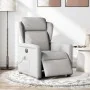 Sillón reclinable de masaje eléctrico tela gris nube de , Sillones - Ref: Foro24-3303133, Precio: 257,26 €, Descuento: %