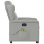 Sillón reclinable de masaje eléctrico tela gris nube de , Sillones - Ref: Foro24-3303133, Precio: 257,26 €, Descuento: %