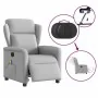 Sillón reclinable de masaje eléctrico tela gris nube de , Sillones - Ref: Foro24-3303133, Precio: 257,26 €, Descuento: %