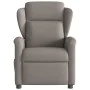 Sillón reclinable de masaje eléctrico tela gris taupe by , Armchairs - Ref: Foro24-3303131, Price: 255,52 €, Discount: %