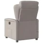 Sillón reclinable de masaje eléctrico tela gris taupe by , Armchairs - Ref: Foro24-3303131, Price: 255,52 €, Discount: %