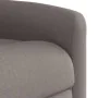Sillón reclinable de masaje eléctrico tela gris taupe by , Armchairs - Ref: Foro24-3303131, Price: 255,52 €, Discount: %