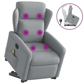 Sillón de masaje reclinable de pie de tela gris claro von , Sessel - Ref: Foro24-3303144, Preis: 288,33 €, Rabatt: %