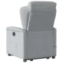 Sillón de masaje reclinable de pie de tela gris claro by , Armchairs - Ref: Foro24-3303144, Price: 288,33 €, Discount: %