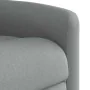 Sillón de masaje reclinable de pie de tela gris claro by , Armchairs - Ref: Foro24-3303144, Price: 288,33 €, Discount: %