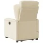 Silla de masaje reclinable de pie de tela color crema by , Armchairs - Ref: Foro24-3303152, Price: 304,93 €, Discount: %