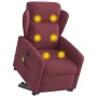 Sillón de masaje eléctrico reclinable elevable tela rojo tinto von , Sessel - Ref: Foro24-3303167, Preis: 336,56 €, Rabatt: %