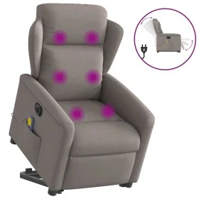 Sillón de masaje eléctrico reclinable elevable tela taupé von , Sessel - Ref: Foro24-3303171, Preis: 339,24 €, Rabatt: %