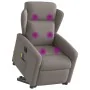 Sillón de masaje eléctrico reclinable elevable tela taupé by , Armchairs - Ref: Foro24-3303171, Price: 339,09 €, Discount: %