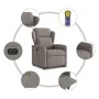 Sillón de masaje eléctrico reclinable elevable tela taupé by , Armchairs - Ref: Foro24-3303171, Price: 339,09 €, Discount: %