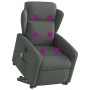 Sillón de masaje eléctrico reclinable elevable tela gris oscuro by , Armchairs - Ref: Foro24-3303165, Price: 340,14 €, Discou...
