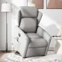 Sillón de masaje eléctrico reclinable elevable tela gris nube by , Armchairs - Ref: Foro24-3303173, Price: 340,52 €, Discount: %