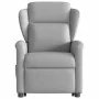 Sillón de masaje eléctrico reclinable elevable tela gris nube by , Armchairs - Ref: Foro24-3303173, Price: 340,52 €, Discount: %